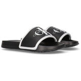 Calvin Klein Logo Pool Slide Black/White 2