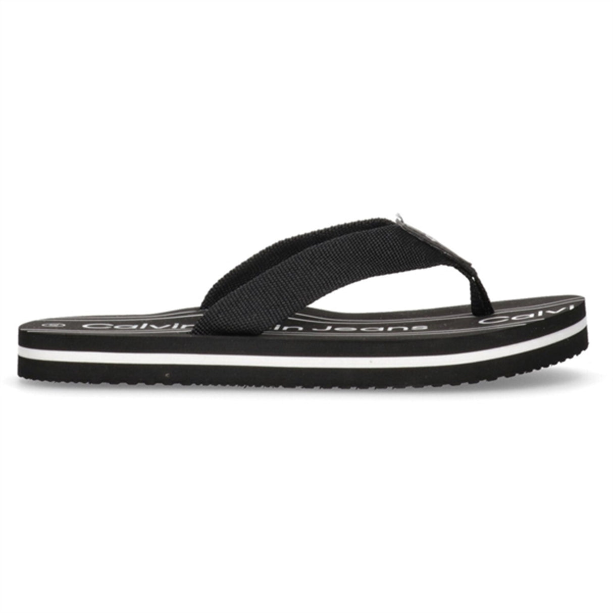 Calvin Klein Logo Flip Flop Black 3