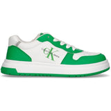 Calvin Klein Low Cut Lace-Up Sneakers Green/White