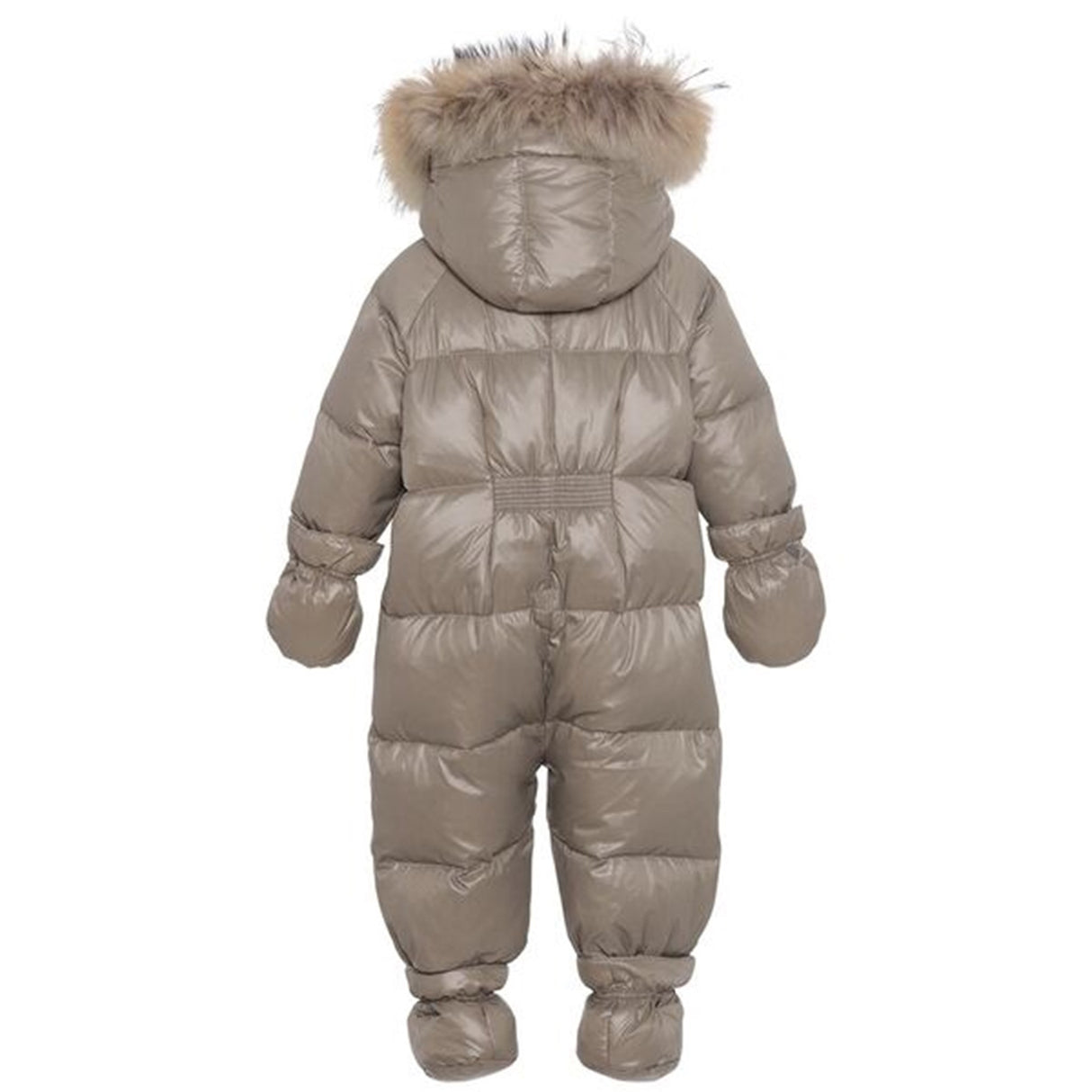 Ver de Terre Featherlight Baby Flyverdragt m. Pels Caramel