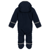 Ver de Terre Doubleface Babysuit Fleece Navy/Mocca