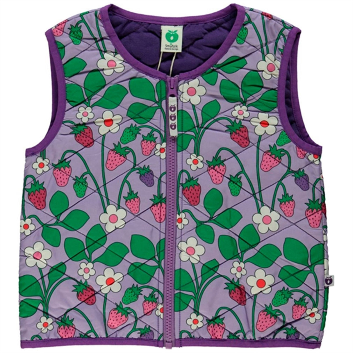 Småfolk Viola Strawberry Thermo Vest