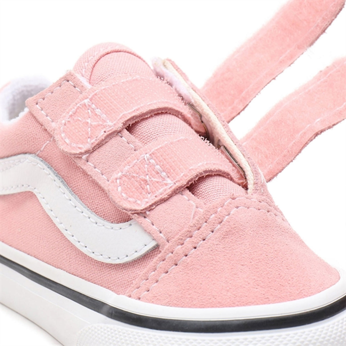 VANS Old Skool V Powder Pink/True White Sko 8
