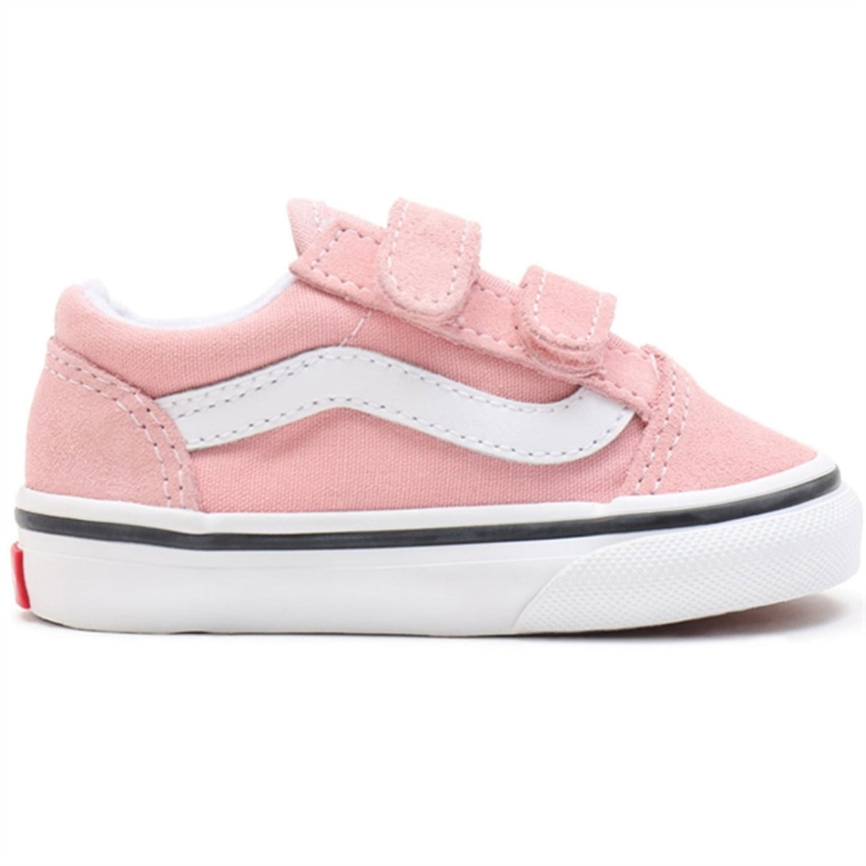 VANS Old Skool V Powder Pink/True White Sko 4