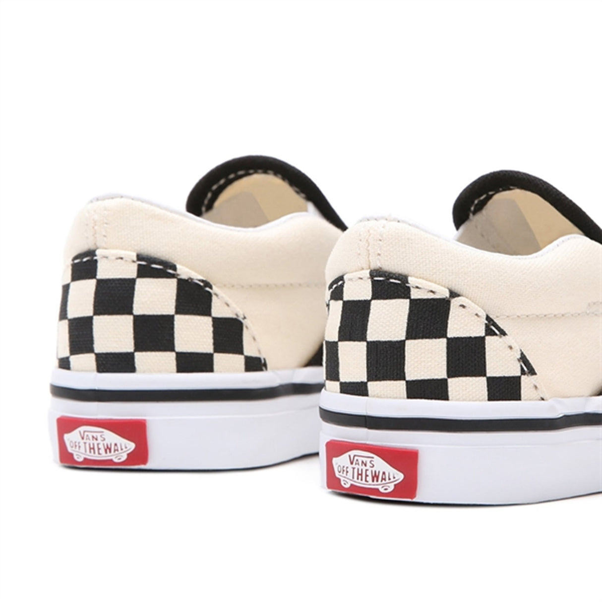 VANS Classic Slip-On Black/White Checkerboard Sko