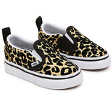 VANS TD Slip-On V Sneakers Flocked Leopard Black/True White