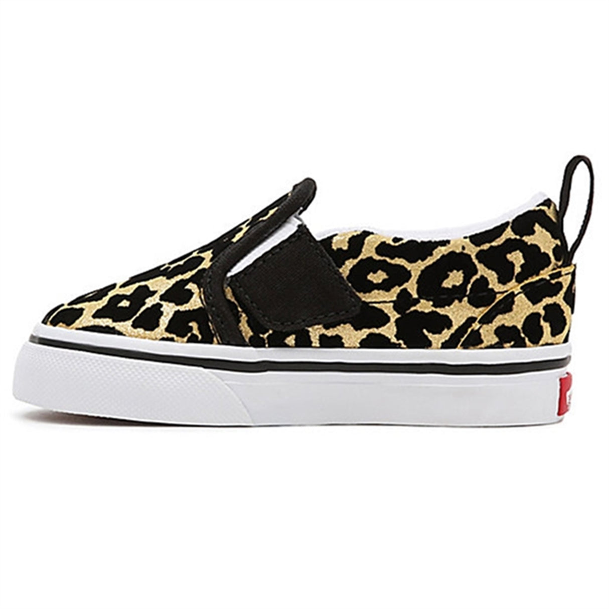 VANS TD Slip-On V Sneakers Flocked Leopard Black/True White