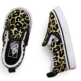 VANS TD Slip-On V Sneakers Flocked Leopard Black/True White