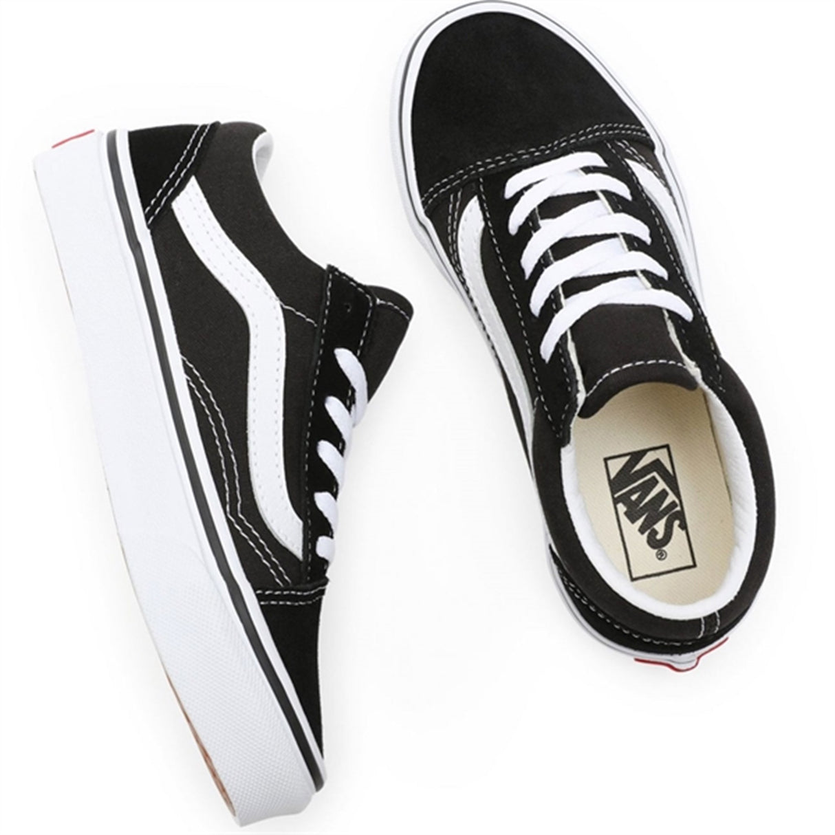 VANS Old Skool Black/True White Shoes 2