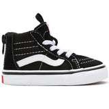 VANS Sk8 Hi Zip Black/White Shoes 6