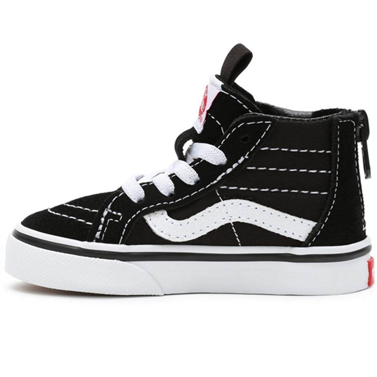 VANS Sk8 Hi Zip Black/White Shoes 4