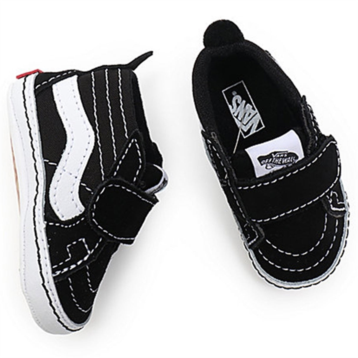 VANS IN SK8-Hi Crib Sneakers Black/True White