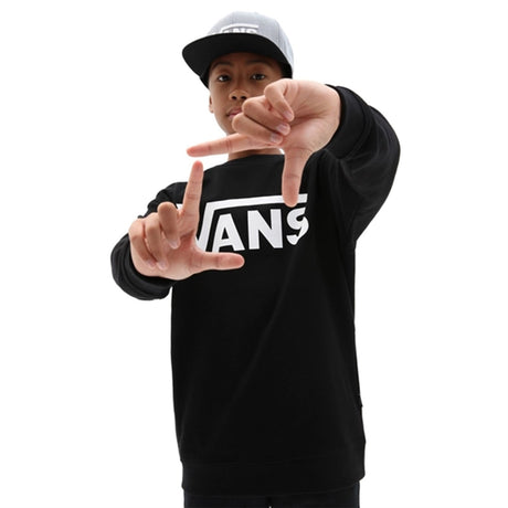 VANS Classic Crew Sweatshirt Black/White