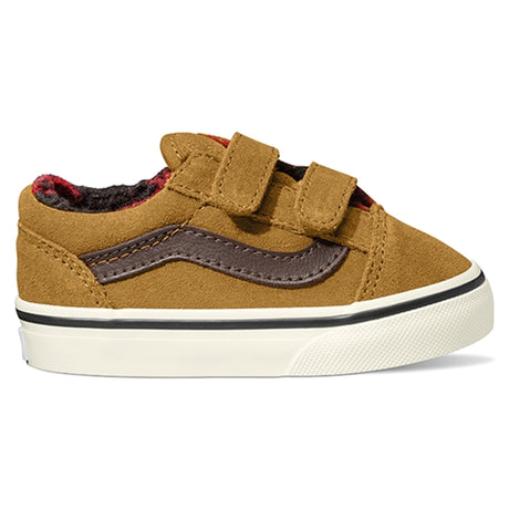 VANS Td Old Skool V Cozy Hug Golden Brown Sneakers 2