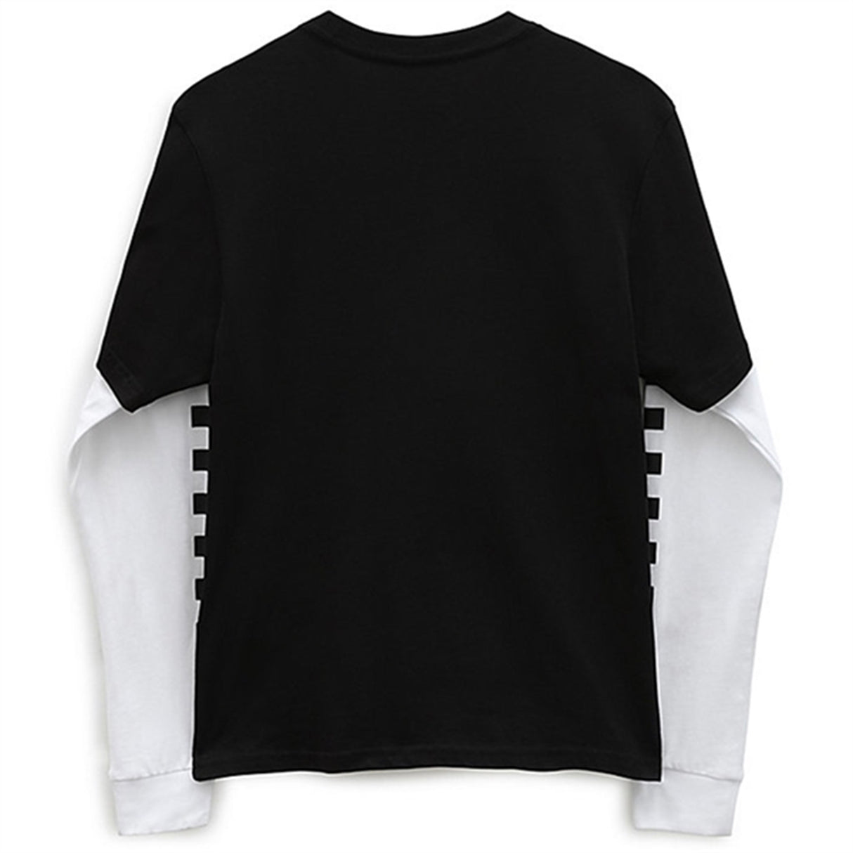 VANS By Long Check Twofer T-Shirt Black/Black 2