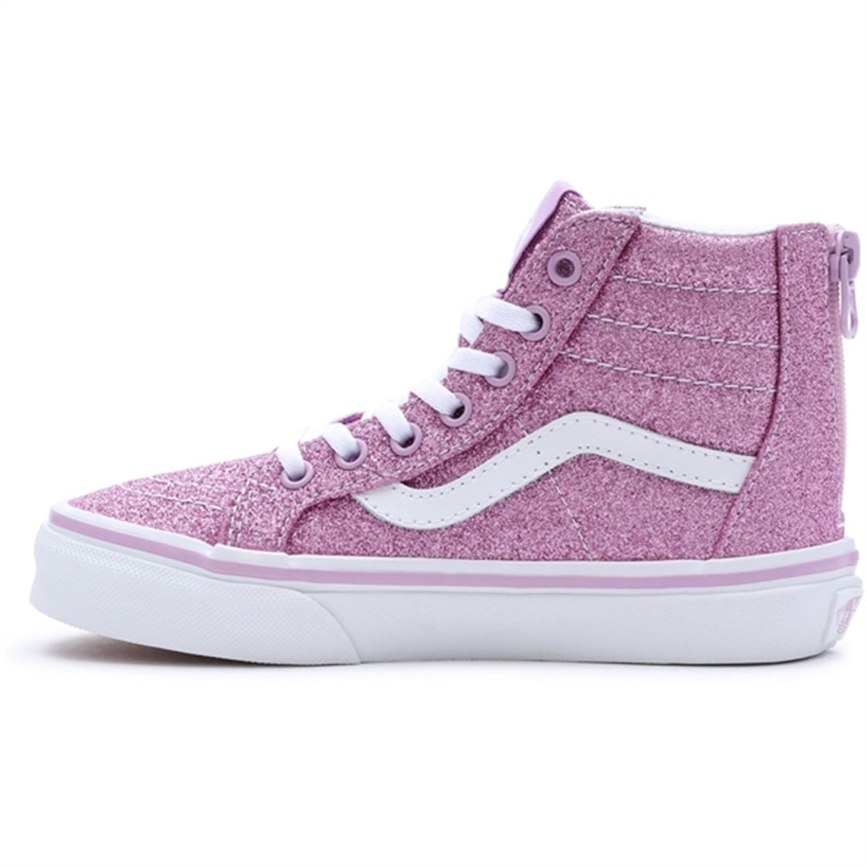 VANS Uy Sk8-Hi Zip Glitter Lilac Sneakers 3