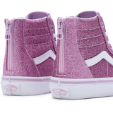 VANS Uy Sk8-Hi Zip Glitter Lilac Sneakers 4