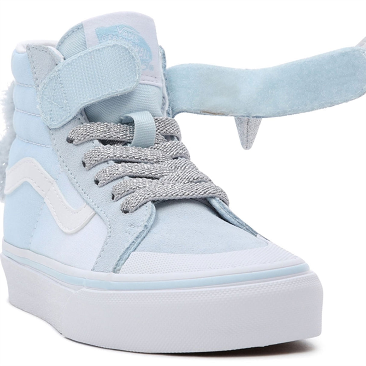 VANS SK8 Hi Unicorn Delicate Blue Silver Shoes 6