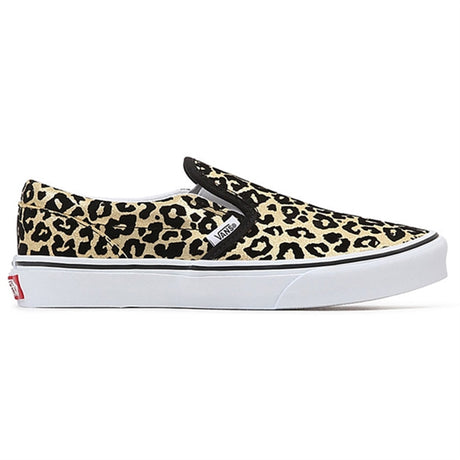 VANS JN Classic Slip-On Sneakers Flocked Leopard Black/True White