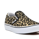 VANS JN Classic Slip-On Sneakers Flocked Leopard Black/True White