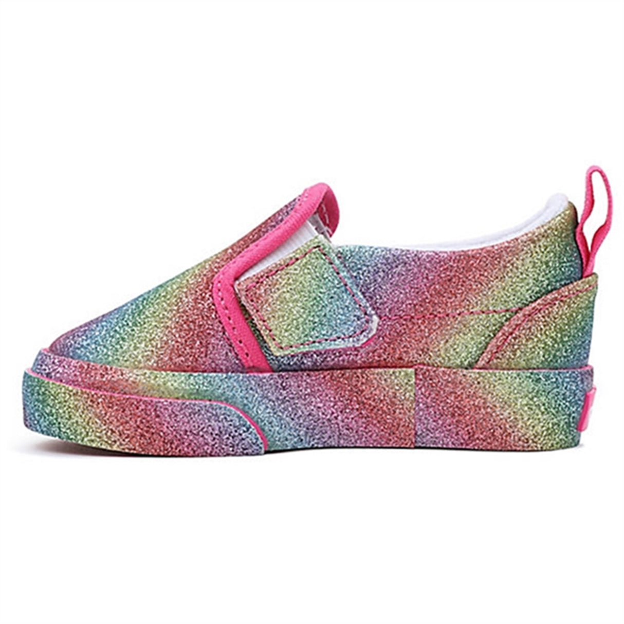 VANS TD Slip-On V Sneakers Glitter Rainglow Rainbow