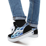 VANS Old Skool Blue Camo Flame Shoes 2