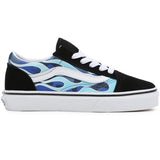 VANS Old Skool Blue Camo Flame Shoes 8