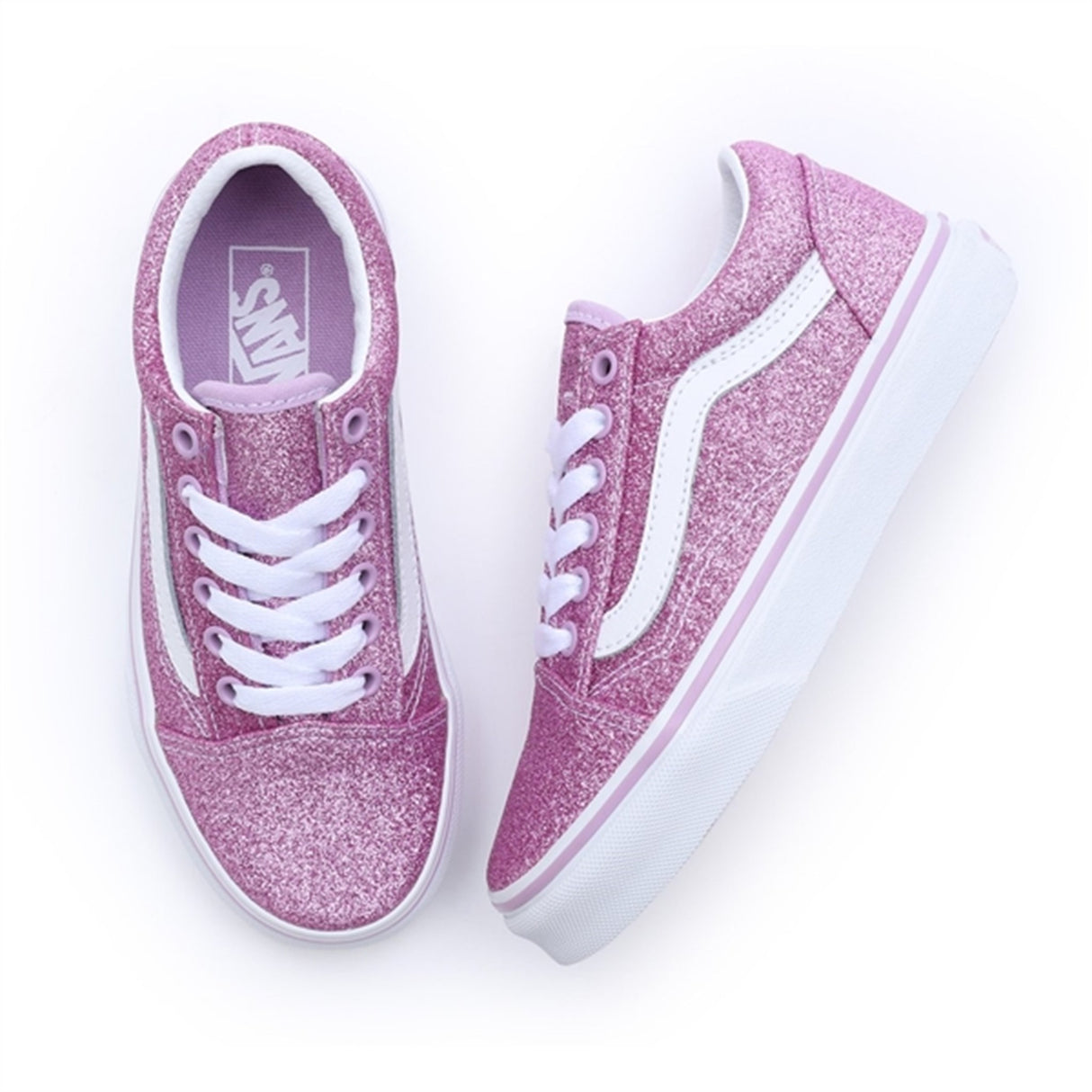 VANS Uy Old Skool Glitter Lilac Sneakers 2