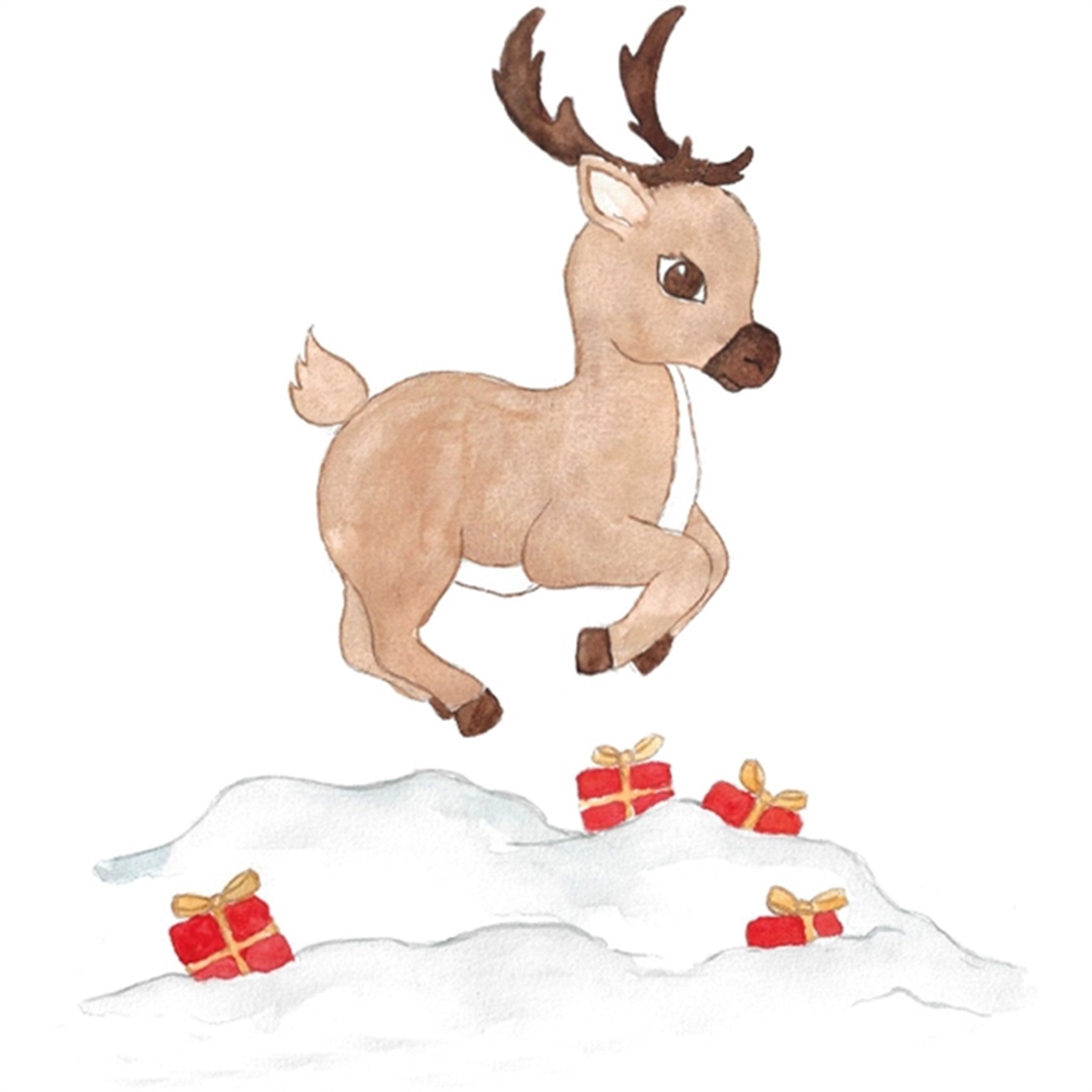 That's Mine Wallstickers Rudolph And Gifts Multi
