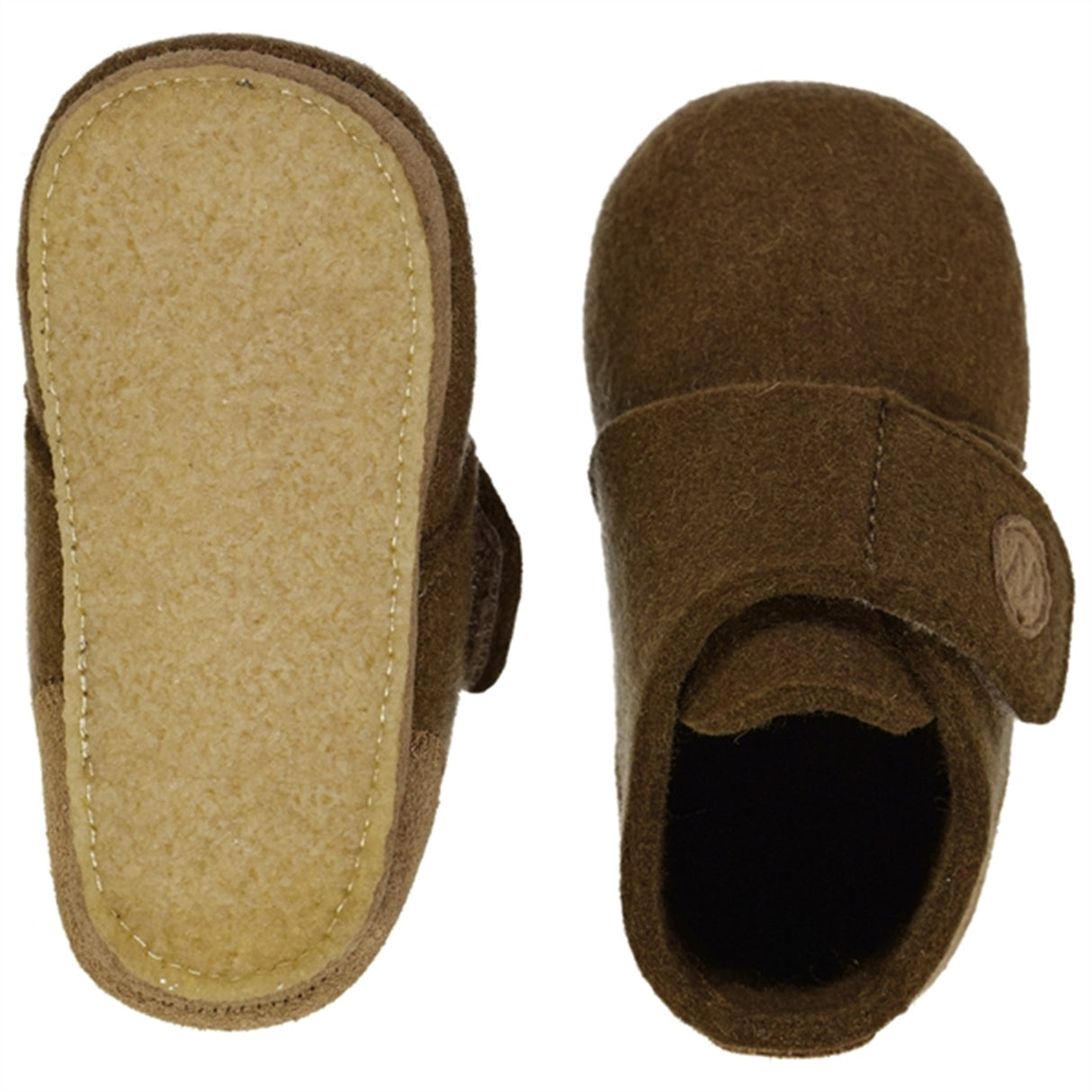 Wheat Marlin Filt Indoor Shoe Brown 3