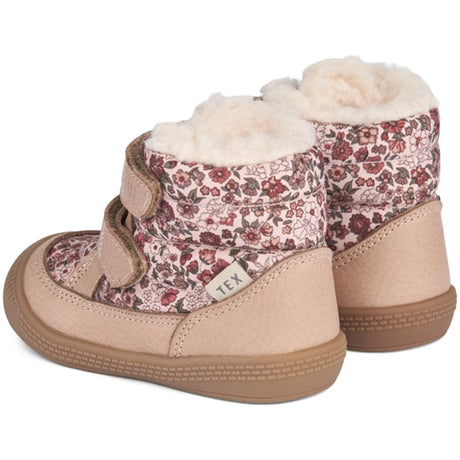 Wheat Winter Boots Daxi Wool Tex Print Rose Dust Flowers 2