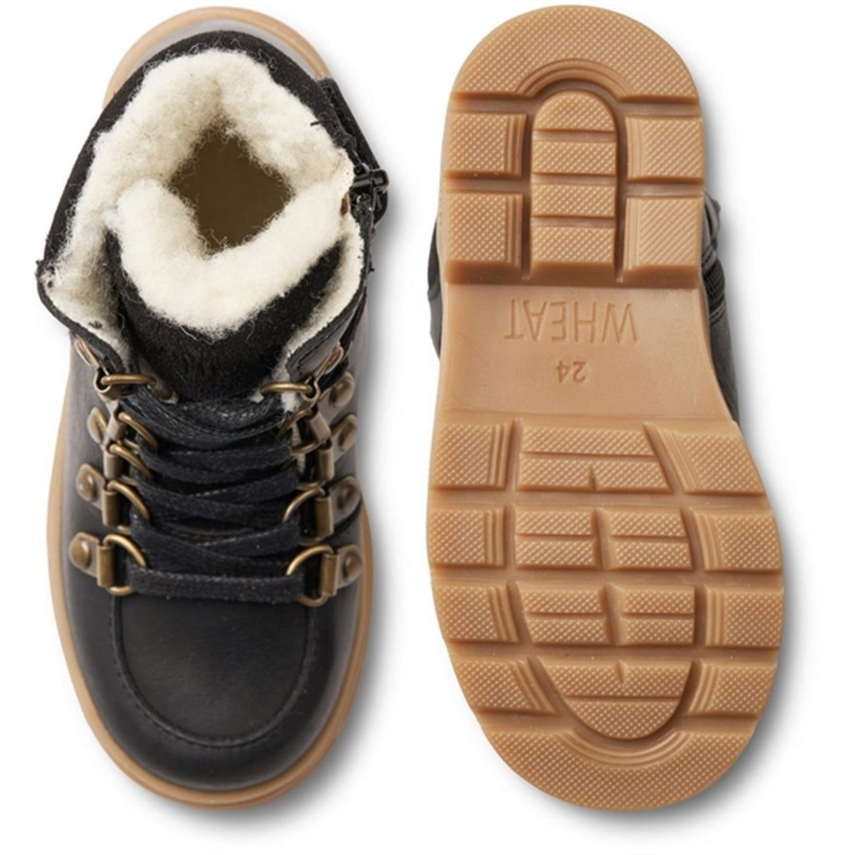 Wheat Winter Boots Toni Tex Hiker Black 5