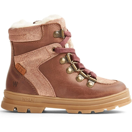 Wheat Winter Boots Toni Tex Hiker Glitter Rose 2