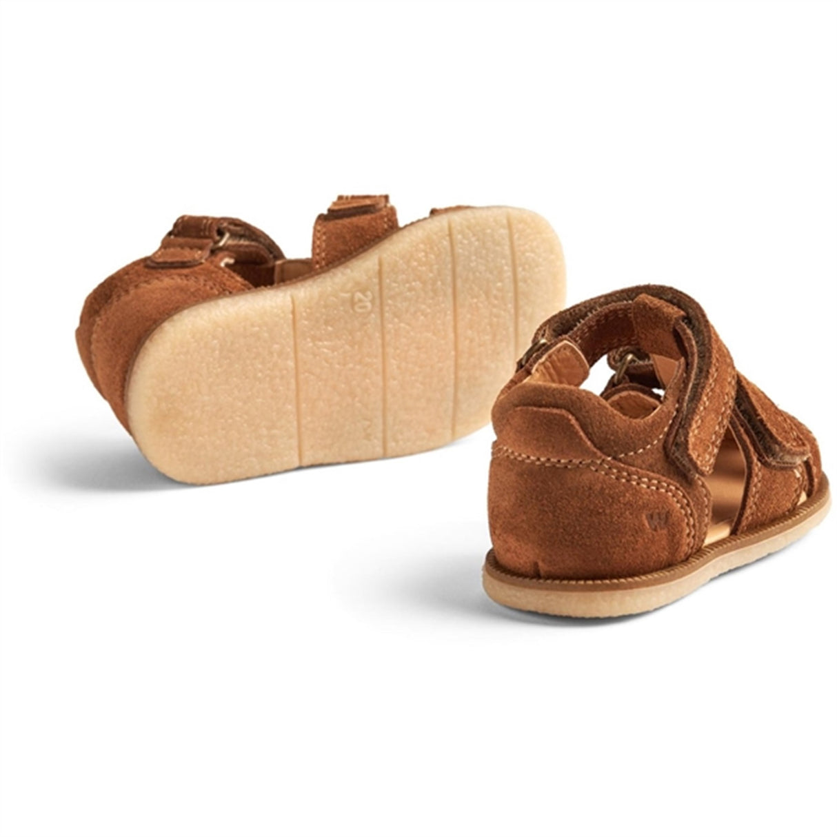 Wheat Sandal Closed Toe Baya Cognac 3