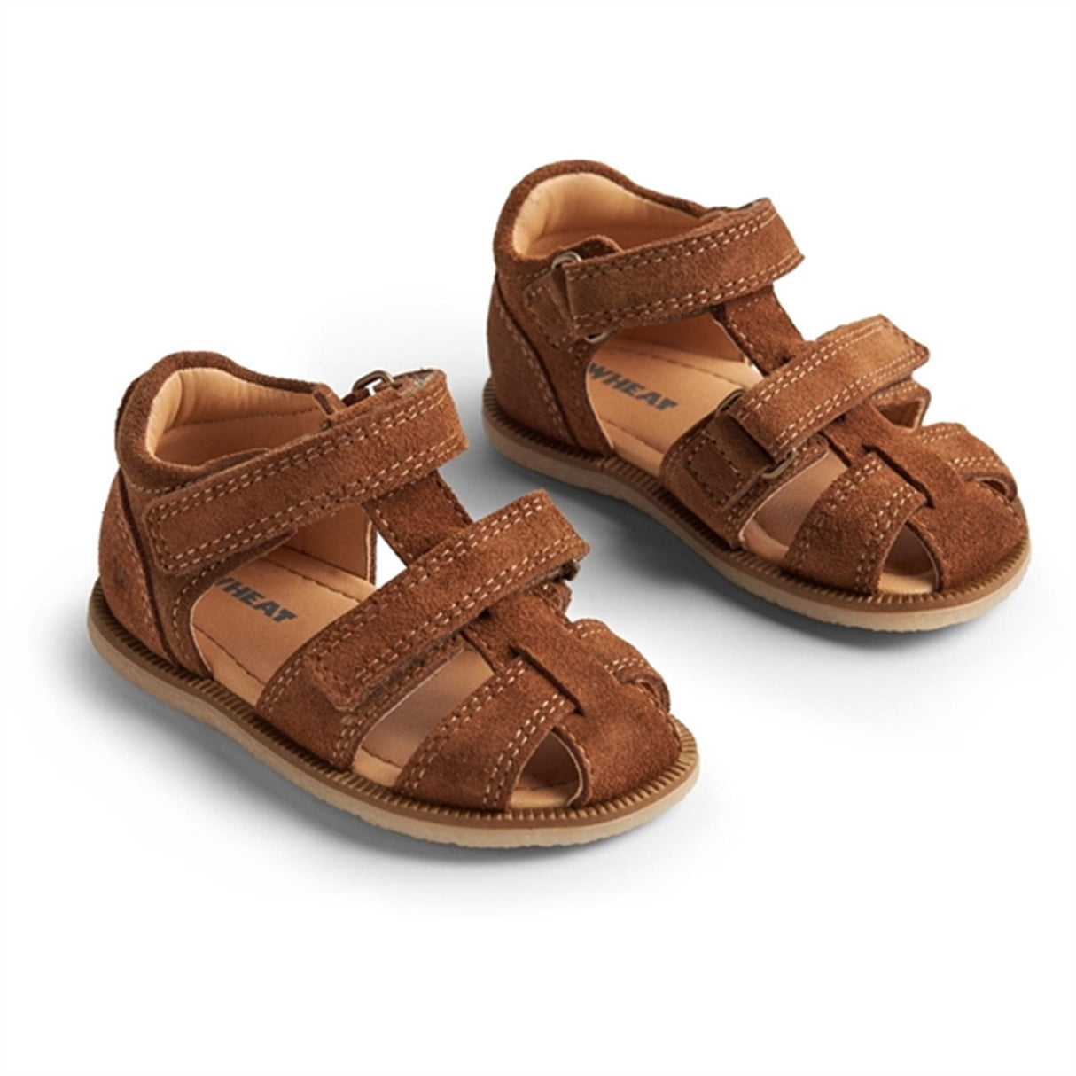 Wheat Sandal Closed Toe Baya Cognac