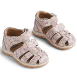 Wheat Sandal Closed Toe Frei S Clam Multi Flowers