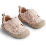 Wheat Shoe Prewalker Velcro Kei Print Clam Multi Flowers