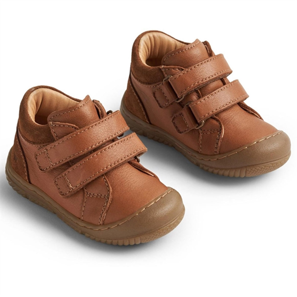 Wheat Shoe Double Velcro Ivalo Cognac