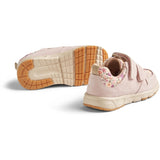 Wheat Sneaker Double Velcro Toney Print Rose Ballet