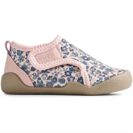 Wheat Beach Shoe Shawn Blue Flower Meadow 2