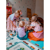 Woobiboo Woobiboard PLUS Busy Board Natural/Rosa 4