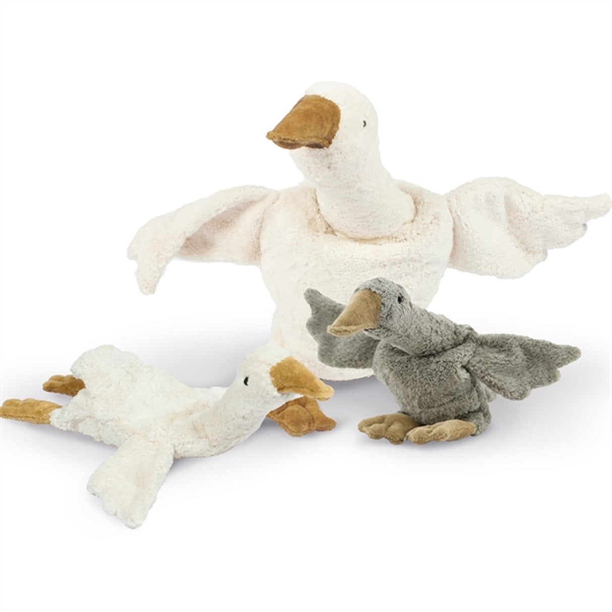 Senger Naturwelt Cuddly Animal Goose Grey Small 3